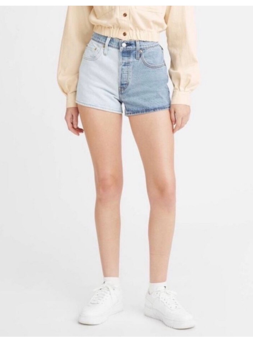 Levi's 501 Two Tone Jean Shorts Size 27